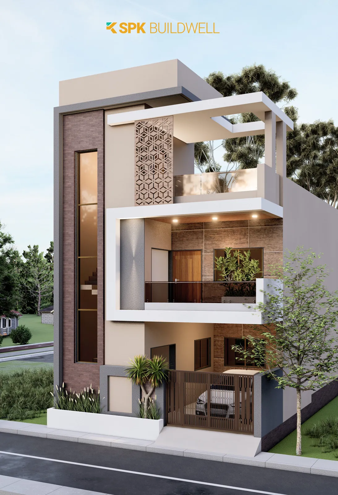 Dhoke Residence, Shankarpur, Nagpur – view 3