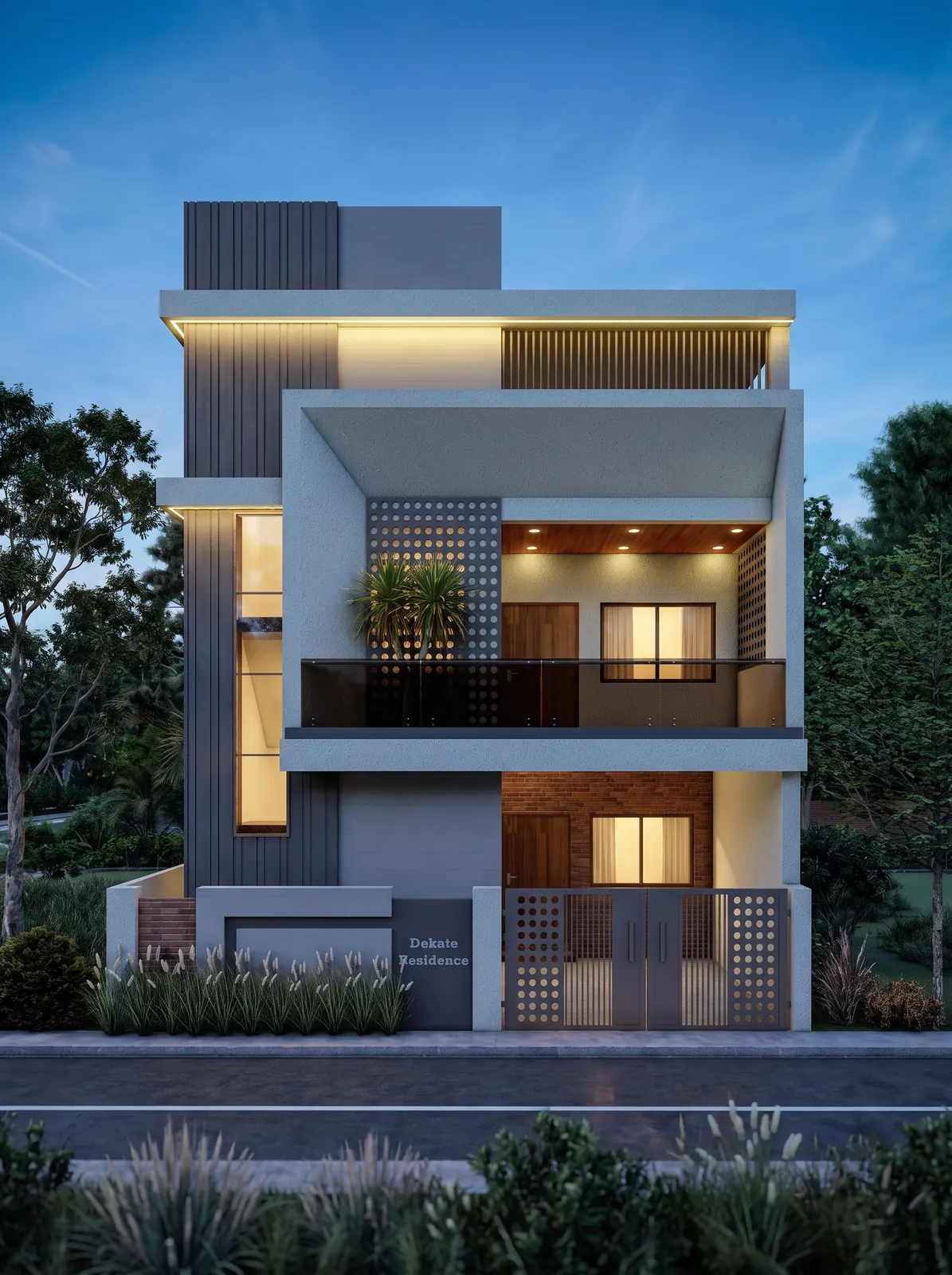 Yogesh Dekate Residence, Shankarpur, Nagpur – view 2